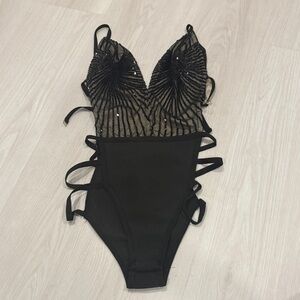 SuperDown Strappy Bodysuit
